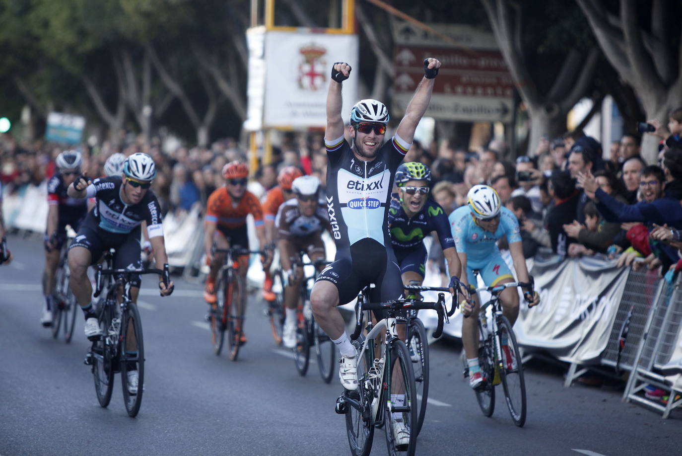 El británico Cavendish ya ganó en Almería en 2015