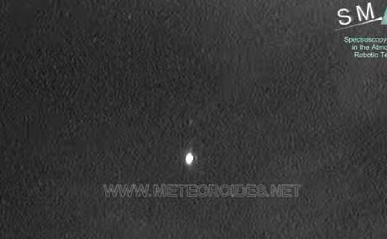 La roca entró a la atmósfera a 83.000 kilómetros por hora.