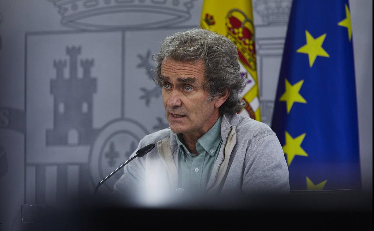 El director del Centro de Coordinación de Alertas y Emergencias Sanitarias (CCAES), Fernando Simón.