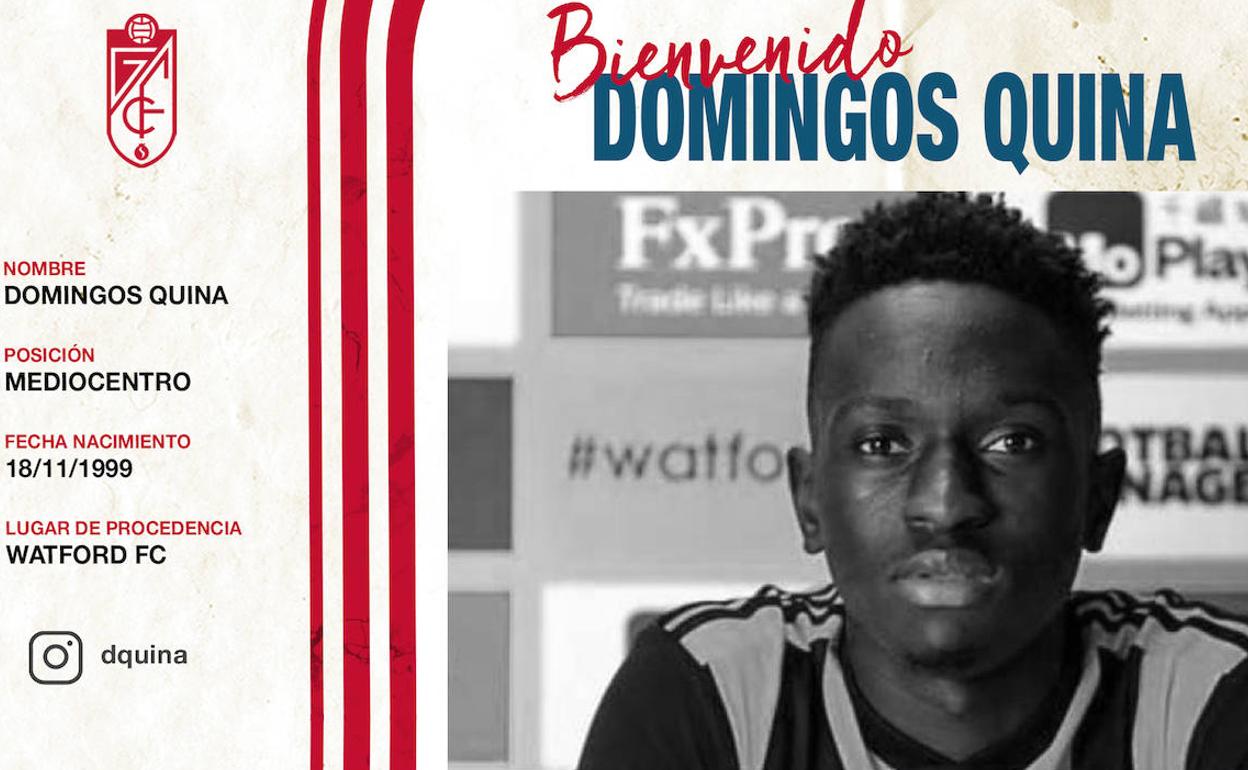 El Granada ha anunciado la llegada de Quina. 