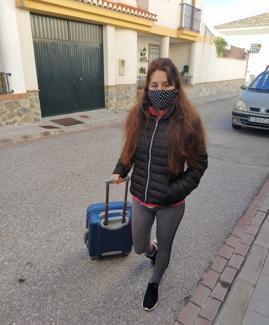 María en su pueblo, Durcal.