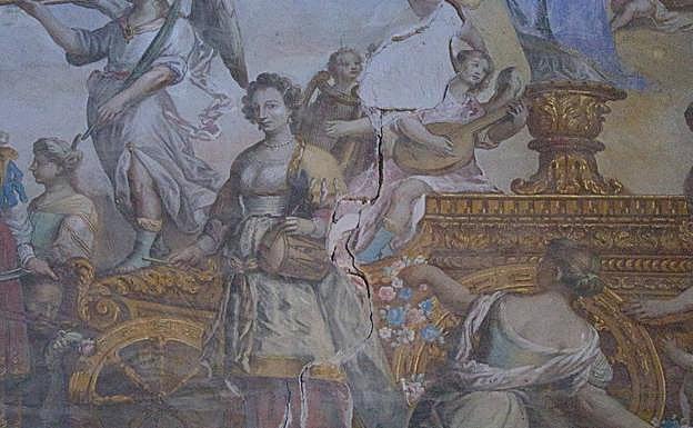 Grieta en San Jerónimo.