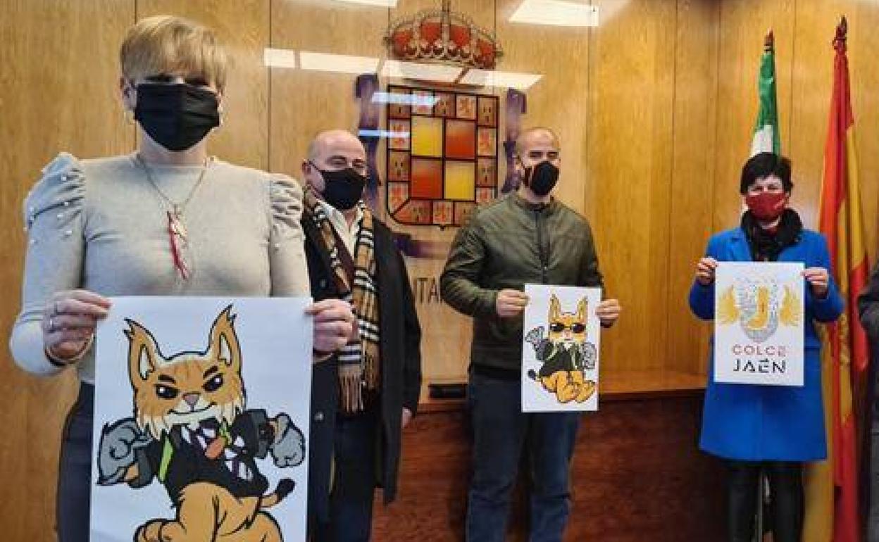 Presentación de la mascota y del emblema de la candidatura jienense. 