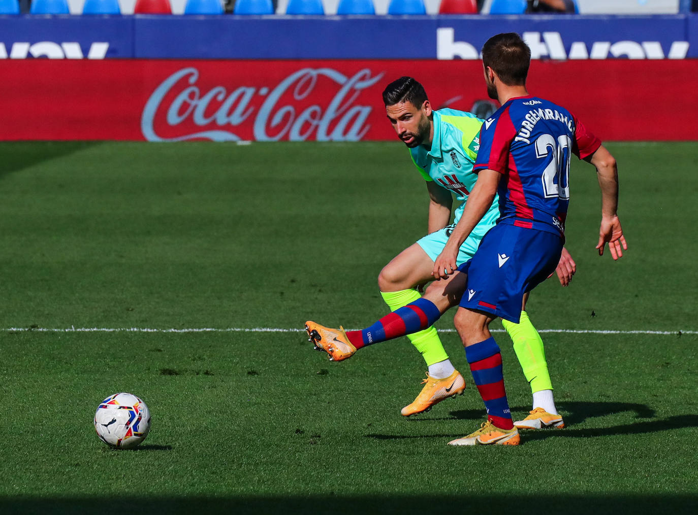 Las jugadas más interesantes del partido entre el Levante y el Granada