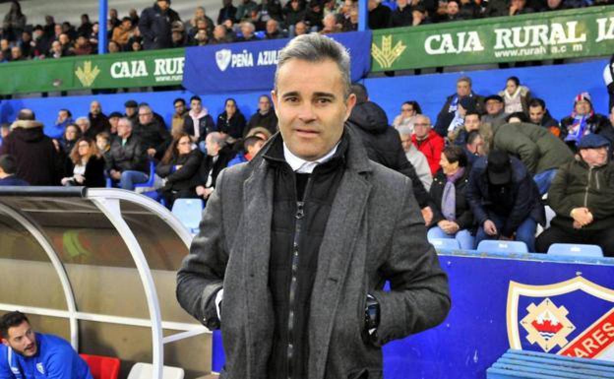 Juan Arsenal, durante su trayectoria en el Linares Deportivo. 