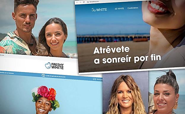 Facua denuncia a 4 influencers y una colaboradora de Telecinco por publicidad ilícita de blanqueadores dentales