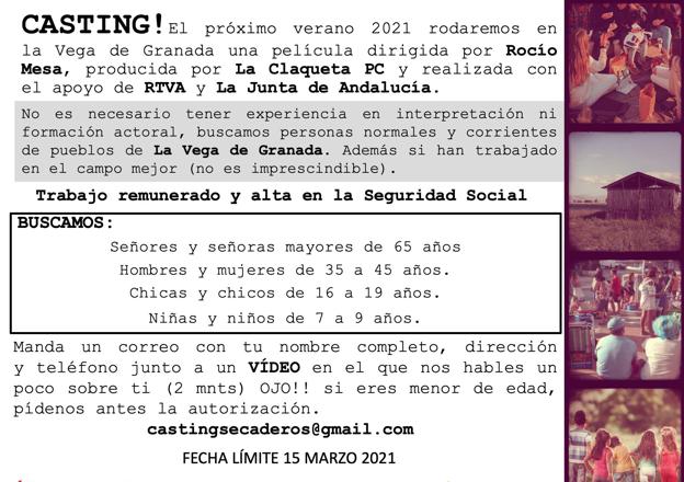 ¿Te quieres apuntar al casting? ¡Toma nota!