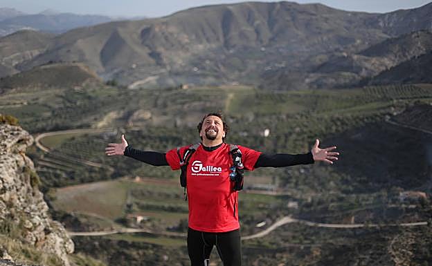 Eduardo en su montaña. 
