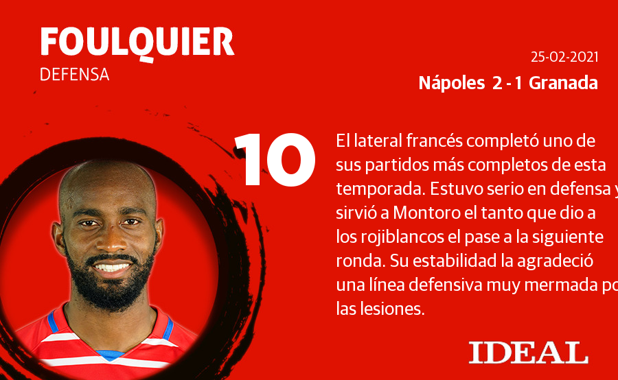 Fotos: Las notas del Granada ante el Nápoles