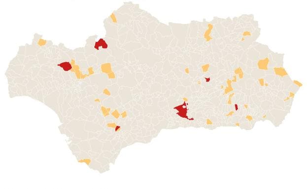 Consulta la tasa covid que marca las restricciones en todos los municipios de Andalucía