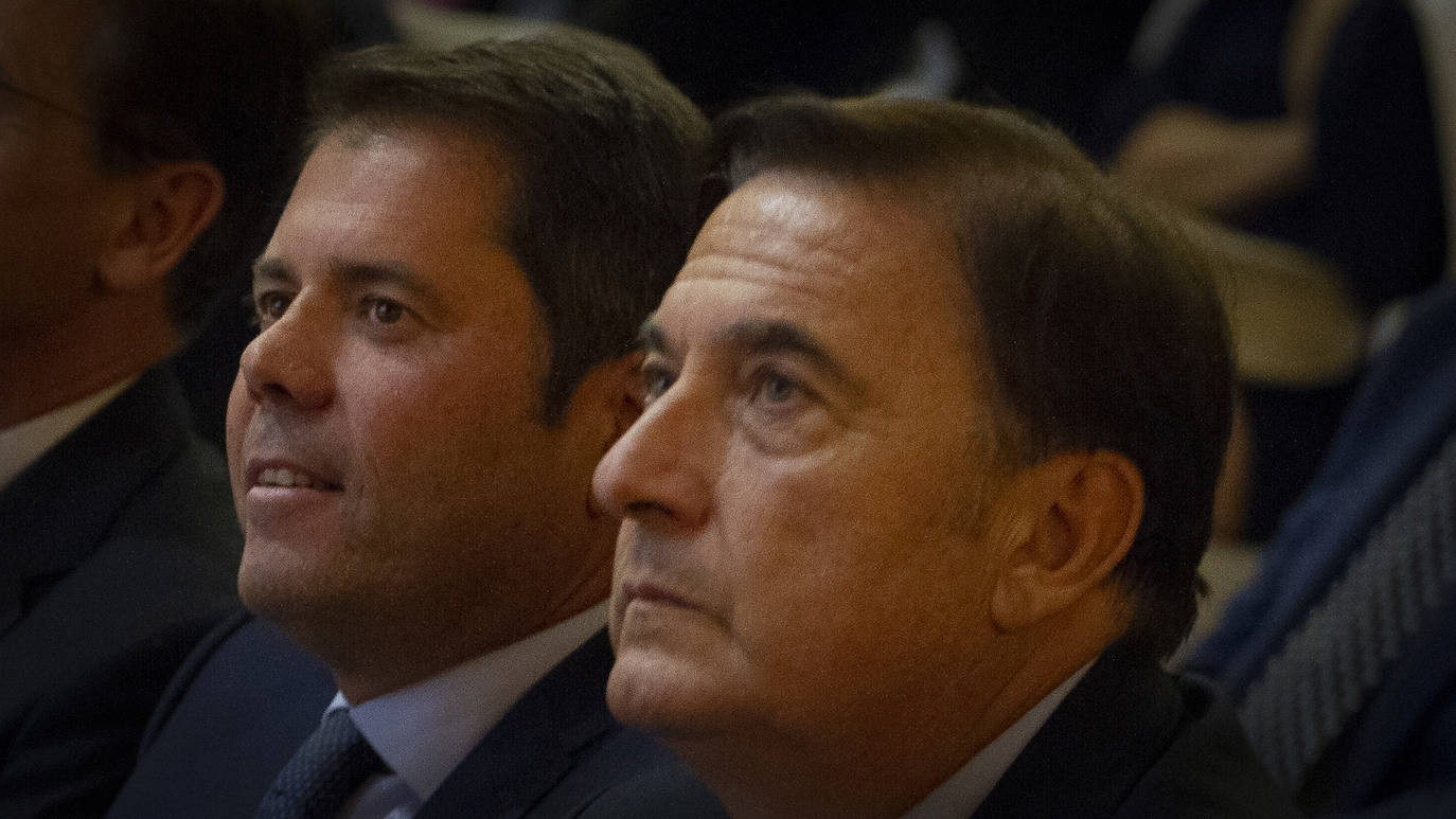 Gerardo Cuerva y Ángel Gijón, juntos en uno los numerosos actos en los que coincidieron.