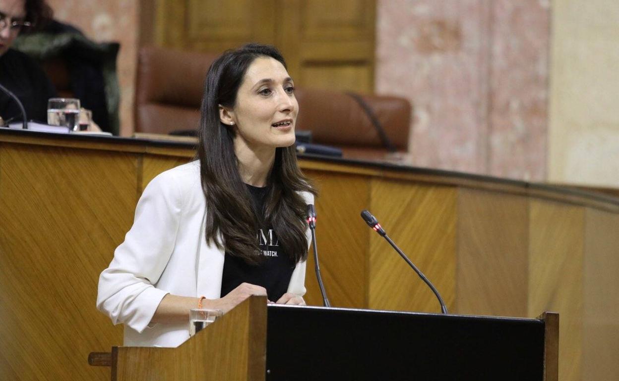 Mónica Moreno, parlamentaria autonómica de Ciudadanos por la provincia de Jaén. 