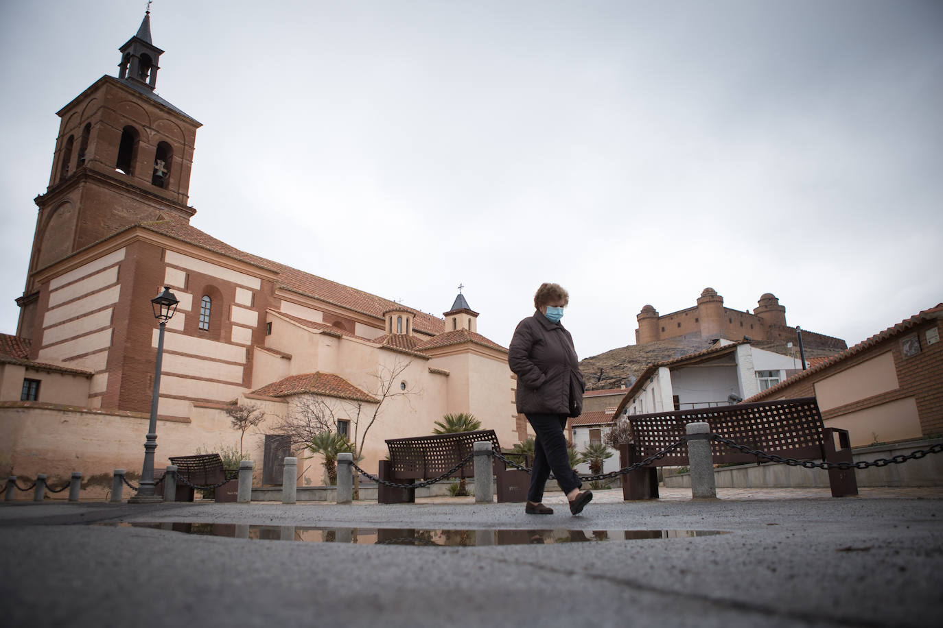 Jornada lluviosa en La Calahorra. 