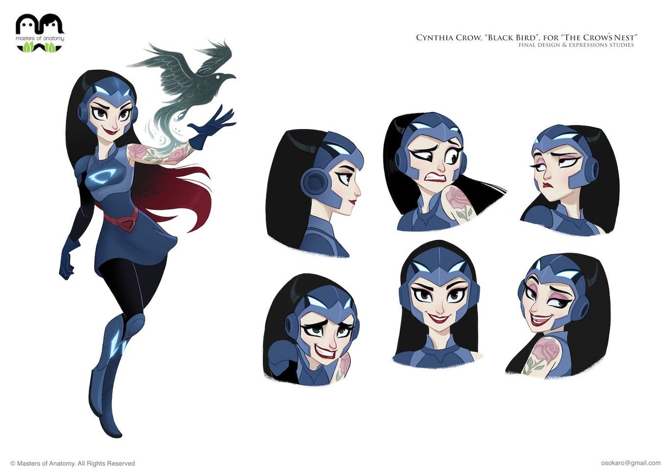 Fotos: Diseños de personajes de Óscar J. Vargas