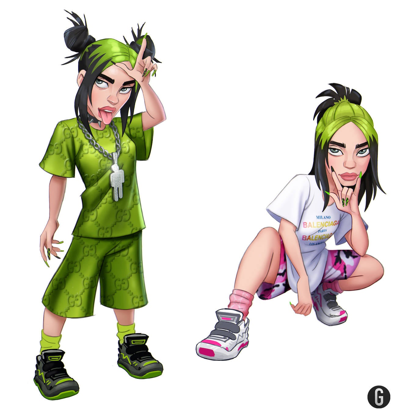 Fotos: Diseños de personajes de Óscar J. Vargas