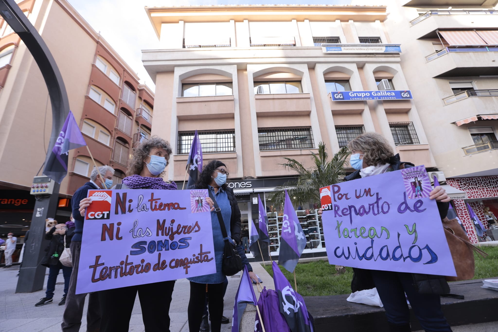 Concentración en Granada y Motril por el Día Internacional de la Mujer