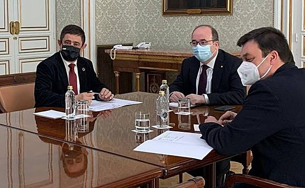 Encuentro de esta semana en Madrid del presidente de la Diputación y del ministro Iceta. 