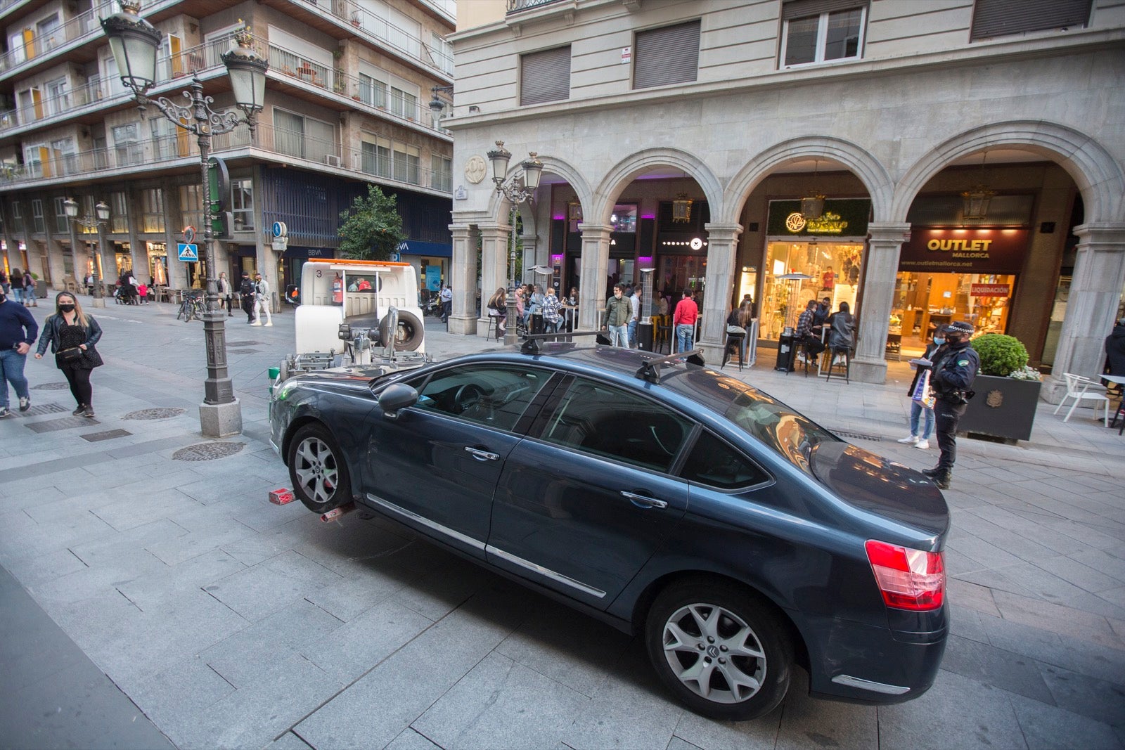 Las calles del centro, muy concurridas con los nuevos horarios comerciales y de hostelería.