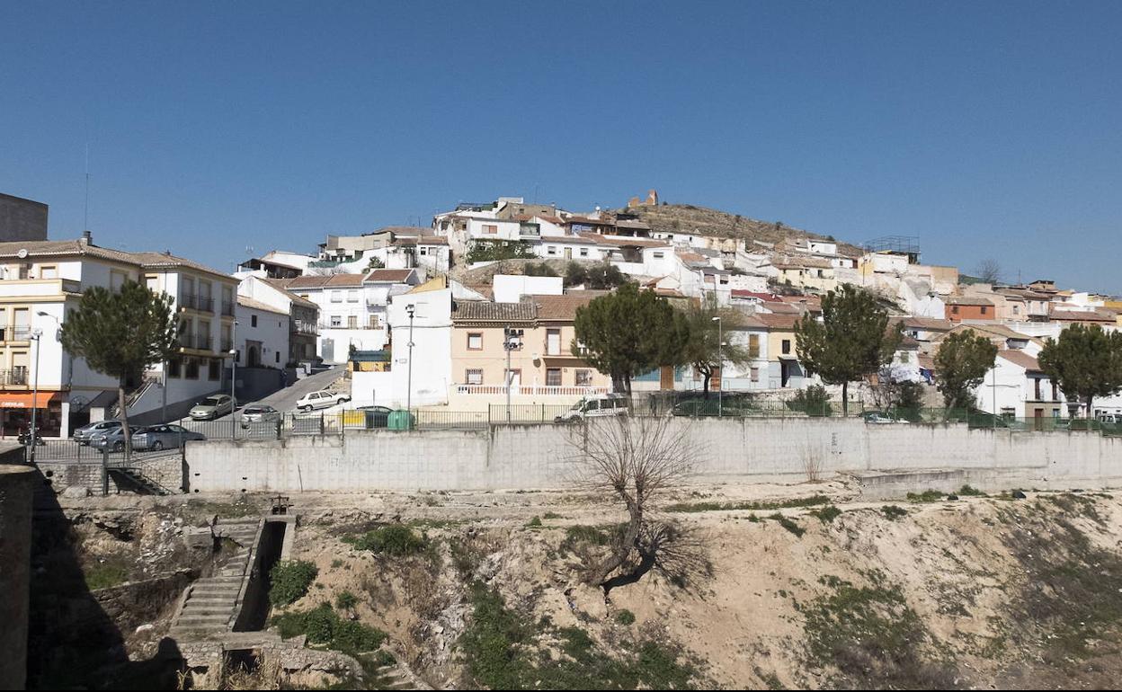Barriada de Pinos Puente donde se han realizado batidas contra los enganches ilegales. 