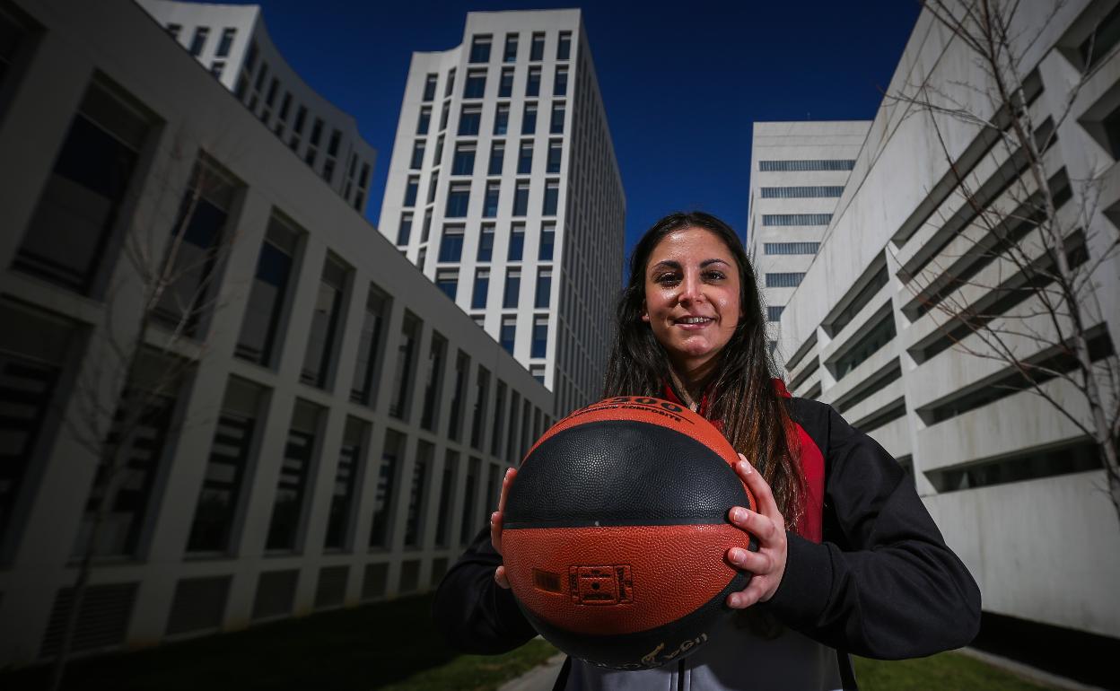 Mamen Blanco, como el 'Raca', sueña en grande con el baloncesto.