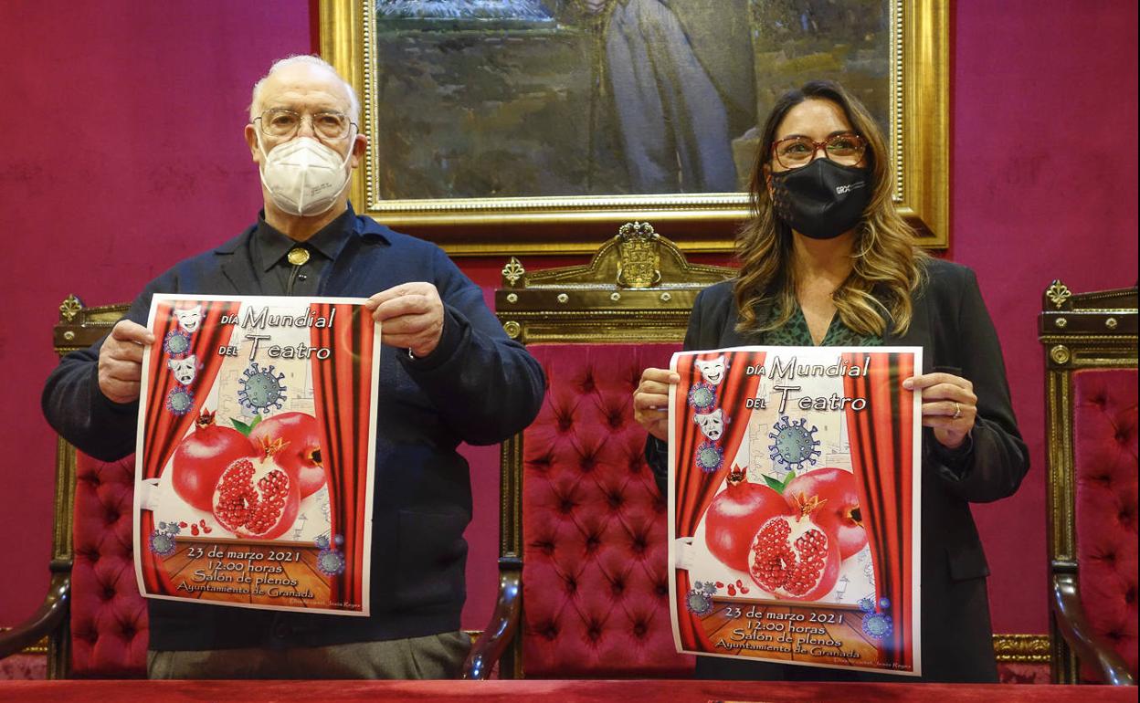 Presentación ayer del Día Mundial del Teatro. 