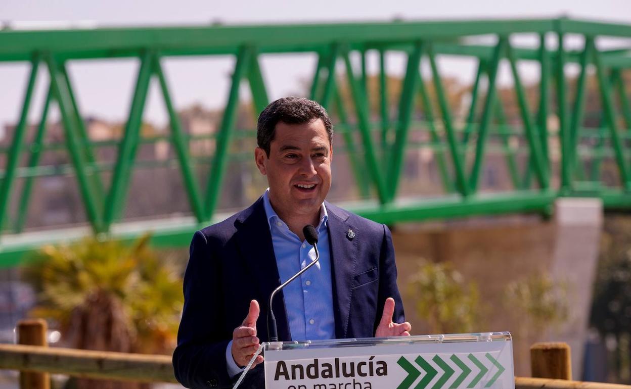 El presidente de la Junta, Juanma Moreno.