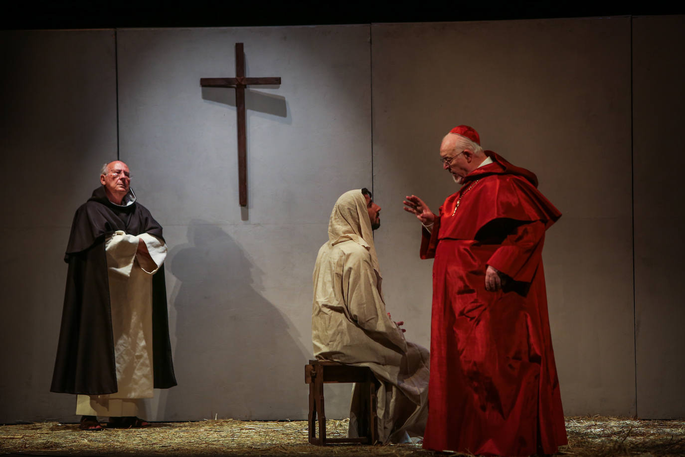 Un momento de la obra en el teatro Isabel la Católica.