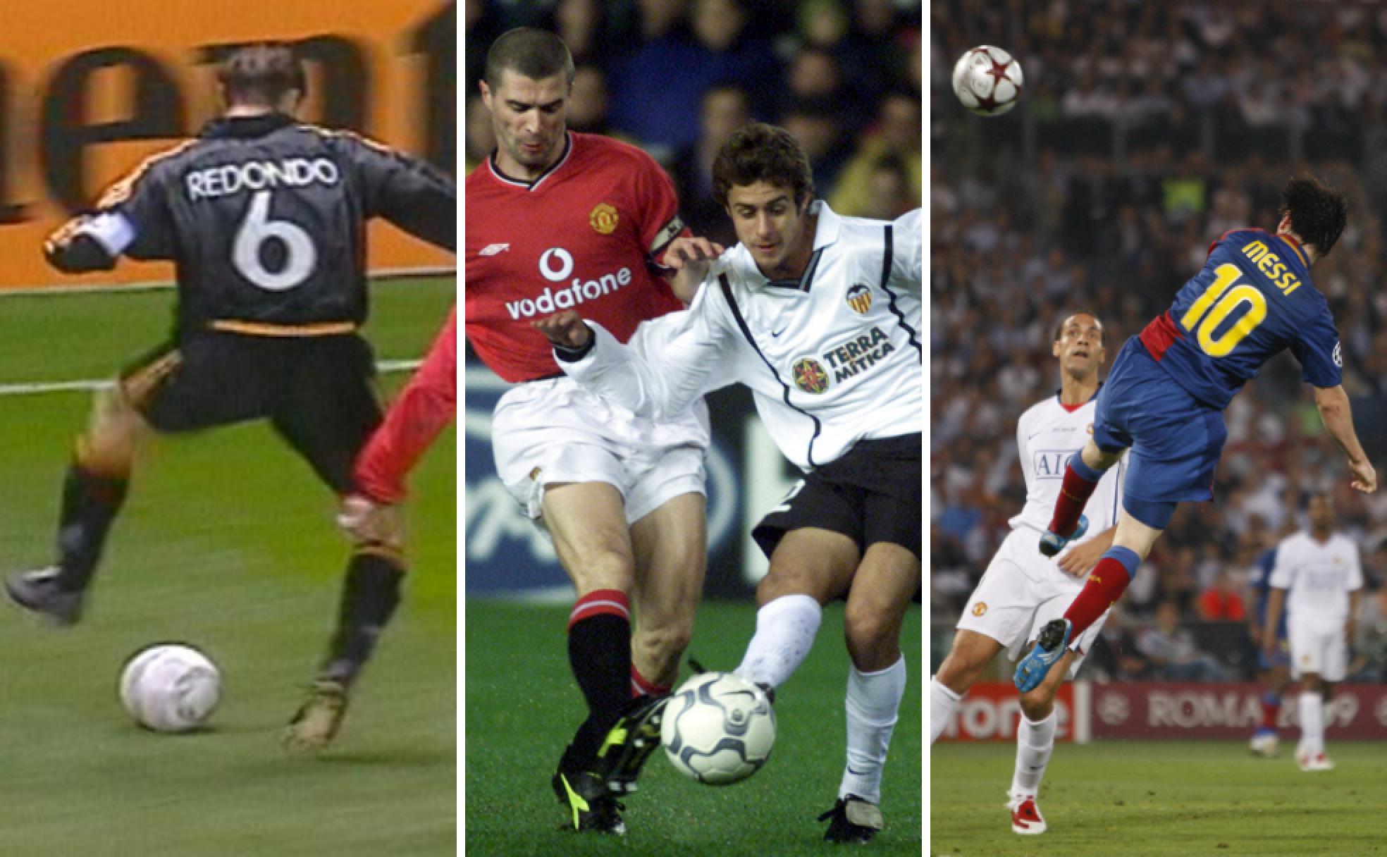 Real Madrid, Valencia y Barcelona son los equipos españoles que más se han enfrentado al United. 