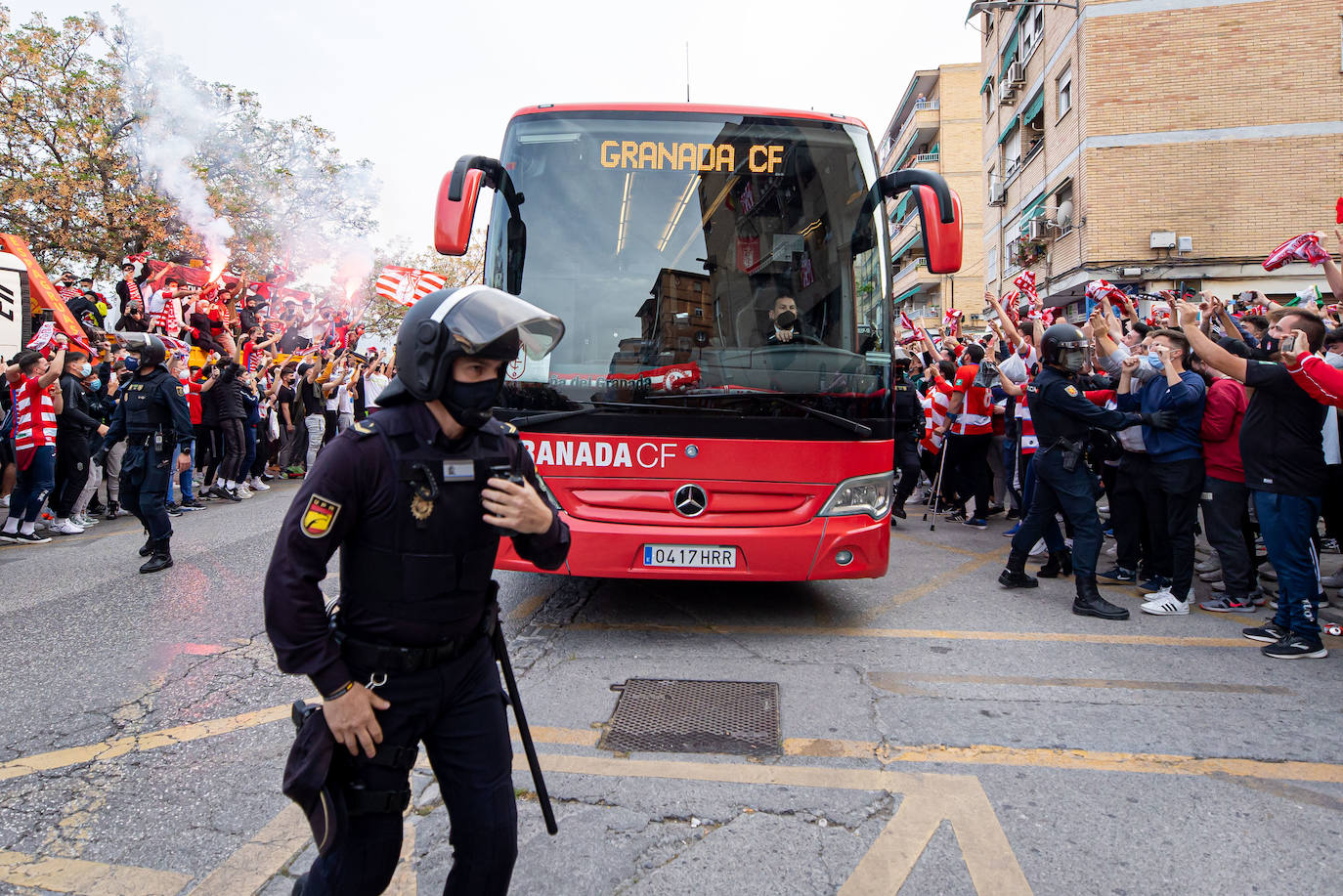 Fotos: El ambiente previo al Granada-Manchester United en el Nuevo Los Cármenes
