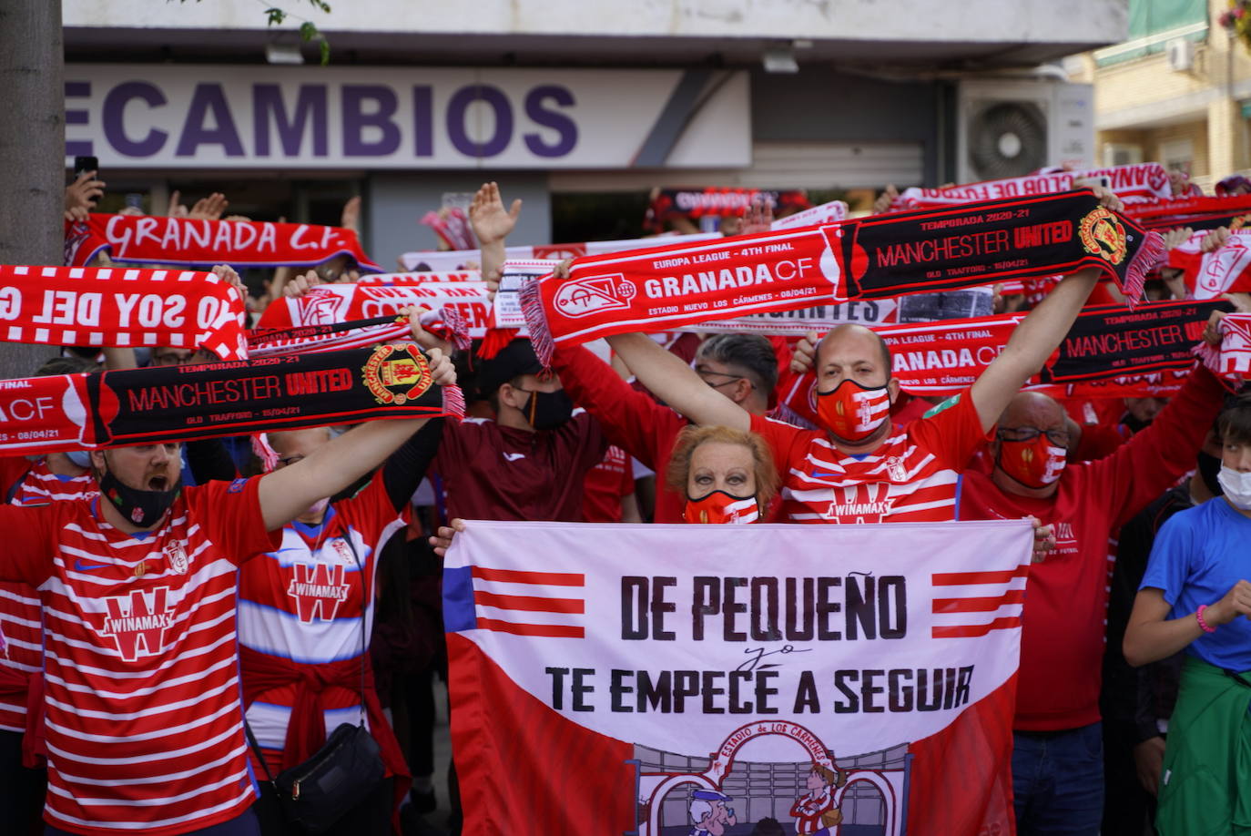 Fotos: El ambiente previo al Granada-Manchester United en el Nuevo Los Cármenes
