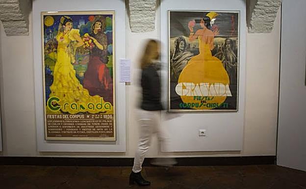 Carteles del Corpus de 1936 que se pueden ver en el Museo Casa de los Tiros. 
