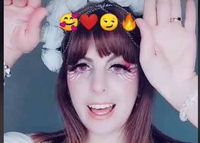 Imagen secundaria 1 - Capturas de vídeos en Tik Tok. 