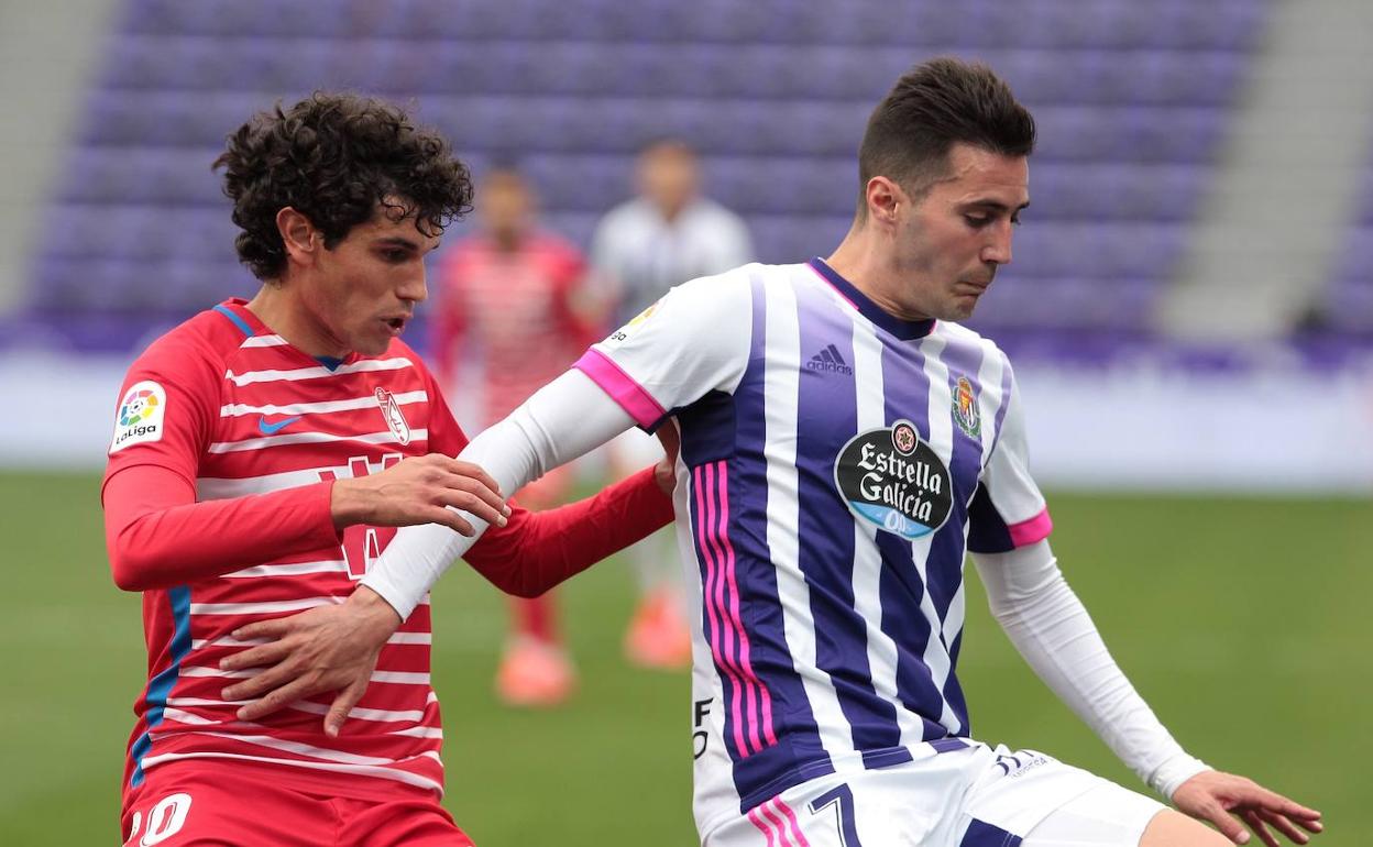 Jesús Vallejo, durante el partido. 