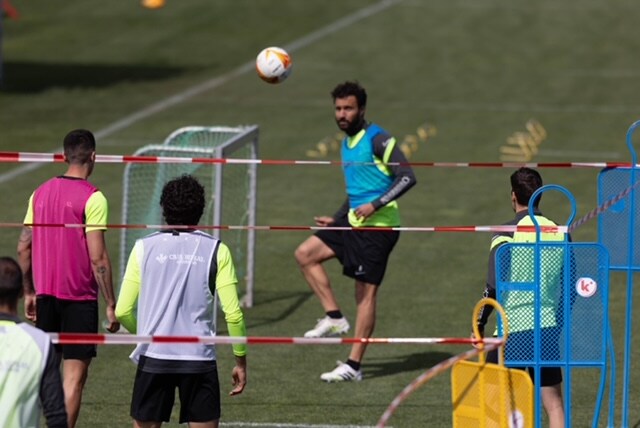 Los de Diego Martínez han completado la sesión en la Ciudad Deportiva previa al desplazamiento a Inglaterra