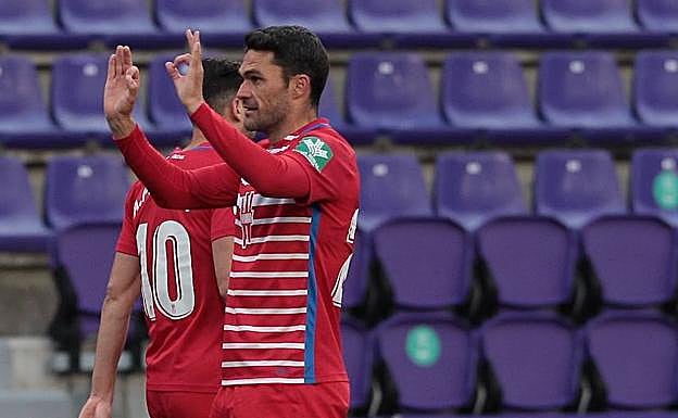 Jorge Molina celebra en Valladolid. 
