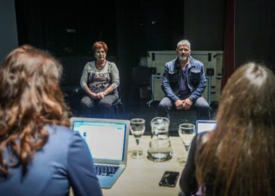 Imagen secundaria 1 - Momentos de la prueba de Sebastián Llabres. 