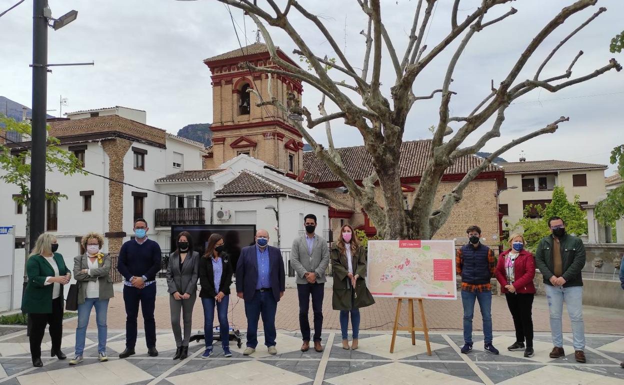 Acto de presentación de la iniciativa, ayer, en Güéjar Sierra