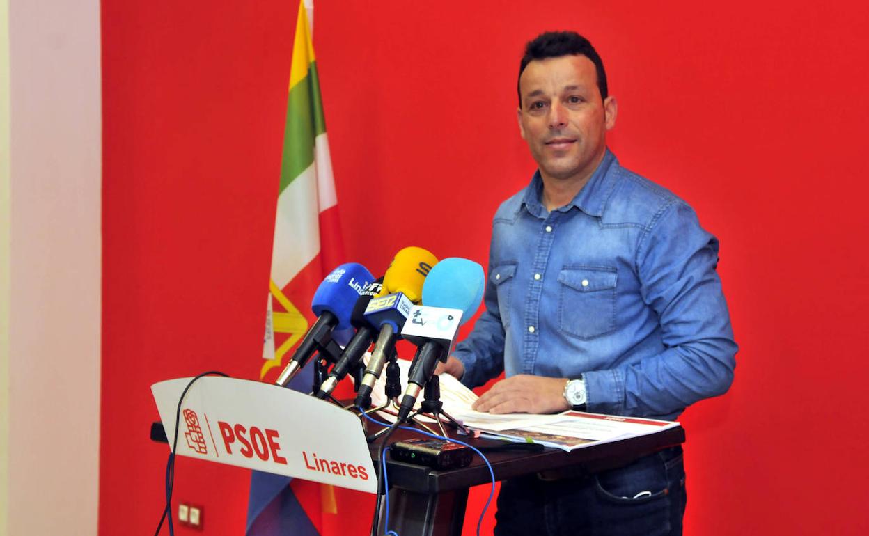 El concejal socialista Javier Perales, candidato a liderar el PSOE. 