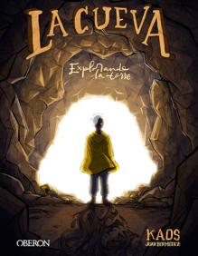 Imagen secundaria 2 - Portada y una de las ilustraciones de 'La Cueva', con su autor, Kaos. 