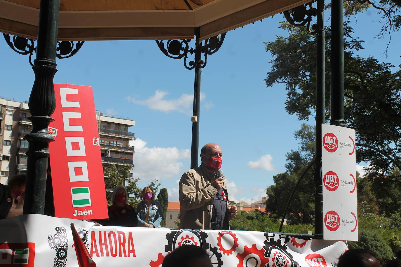 Manifestación en Jaén capital por el Día del Trabajo