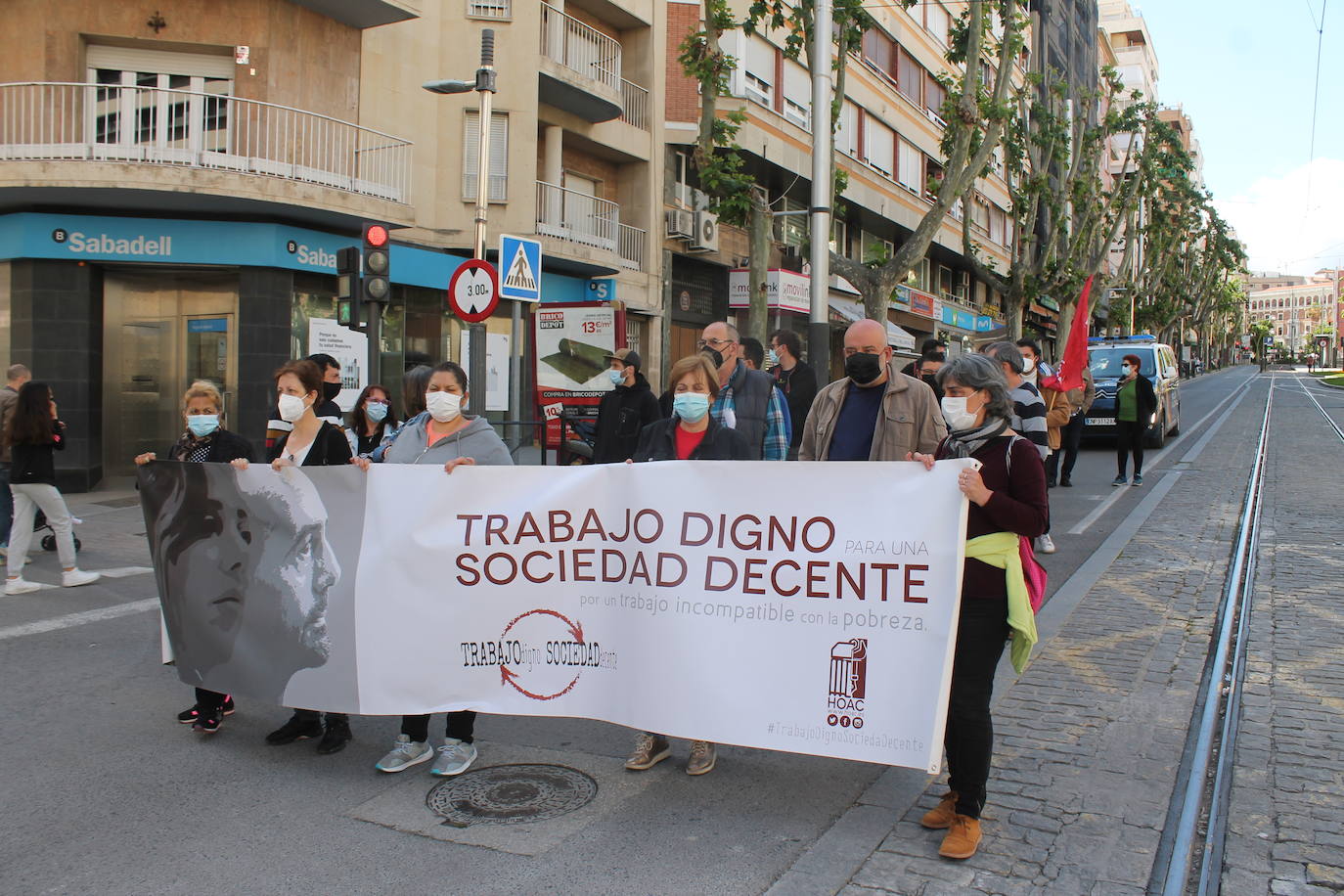 Manifestación en Jaén capital por el Día del Trabajo