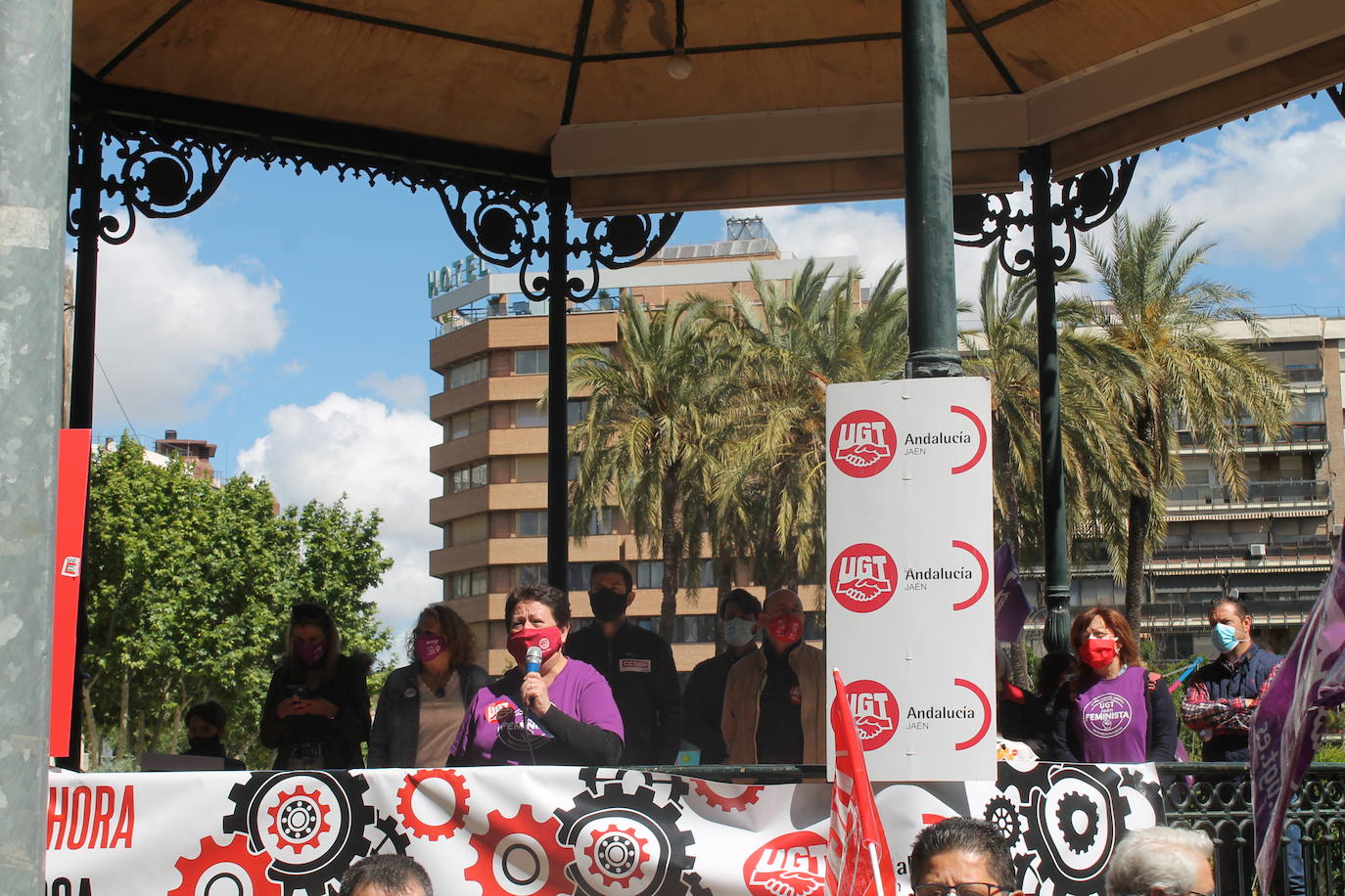 Manifestación en Jaén capital por el Día del Trabajo