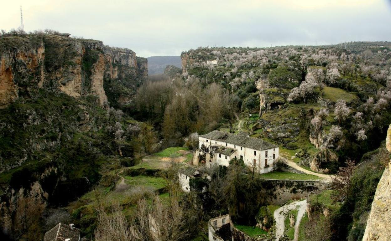 Vista de Los Tajos de Alhama de Granada.