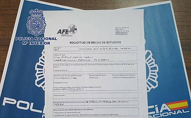 Acusados dos futbolistas de Granada y Jaén de falsificación y estafa con becas formativas