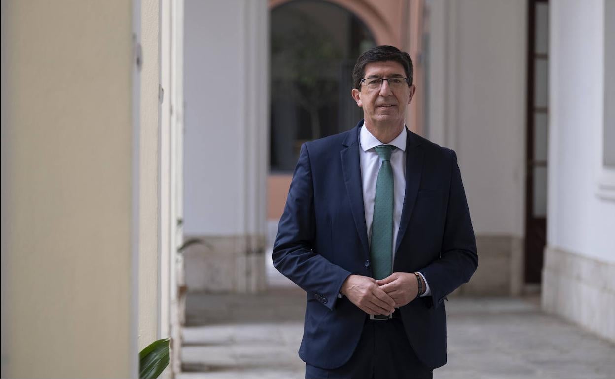 Juan Marín se muestra confiado en la recuperación de Ciudadanos.