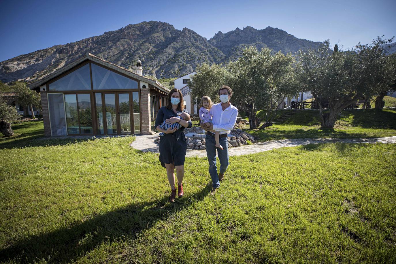 Una casa rural del Valle de Lecrín. 
