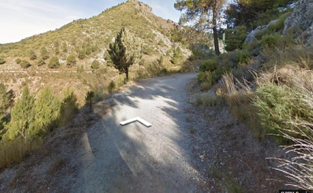 Zona en la que se ha producido el accidente.