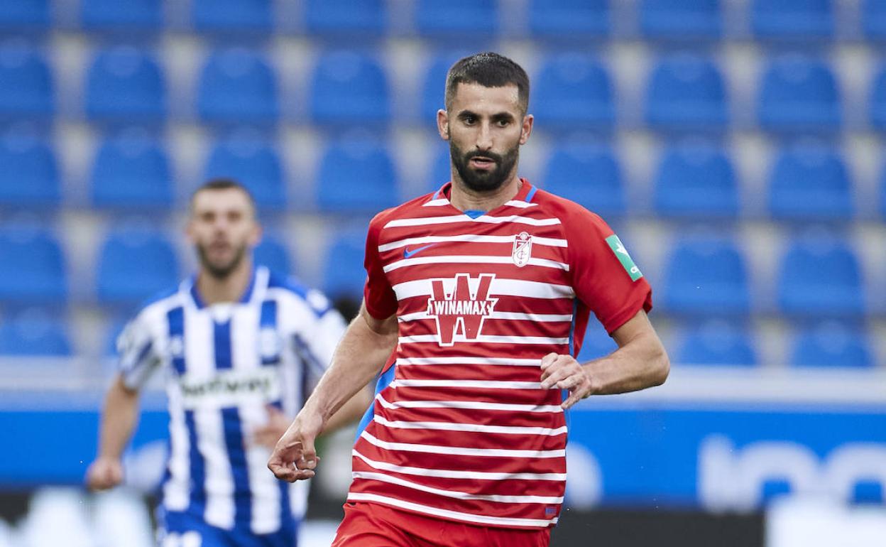 Max Gonalons, durante el partido. 