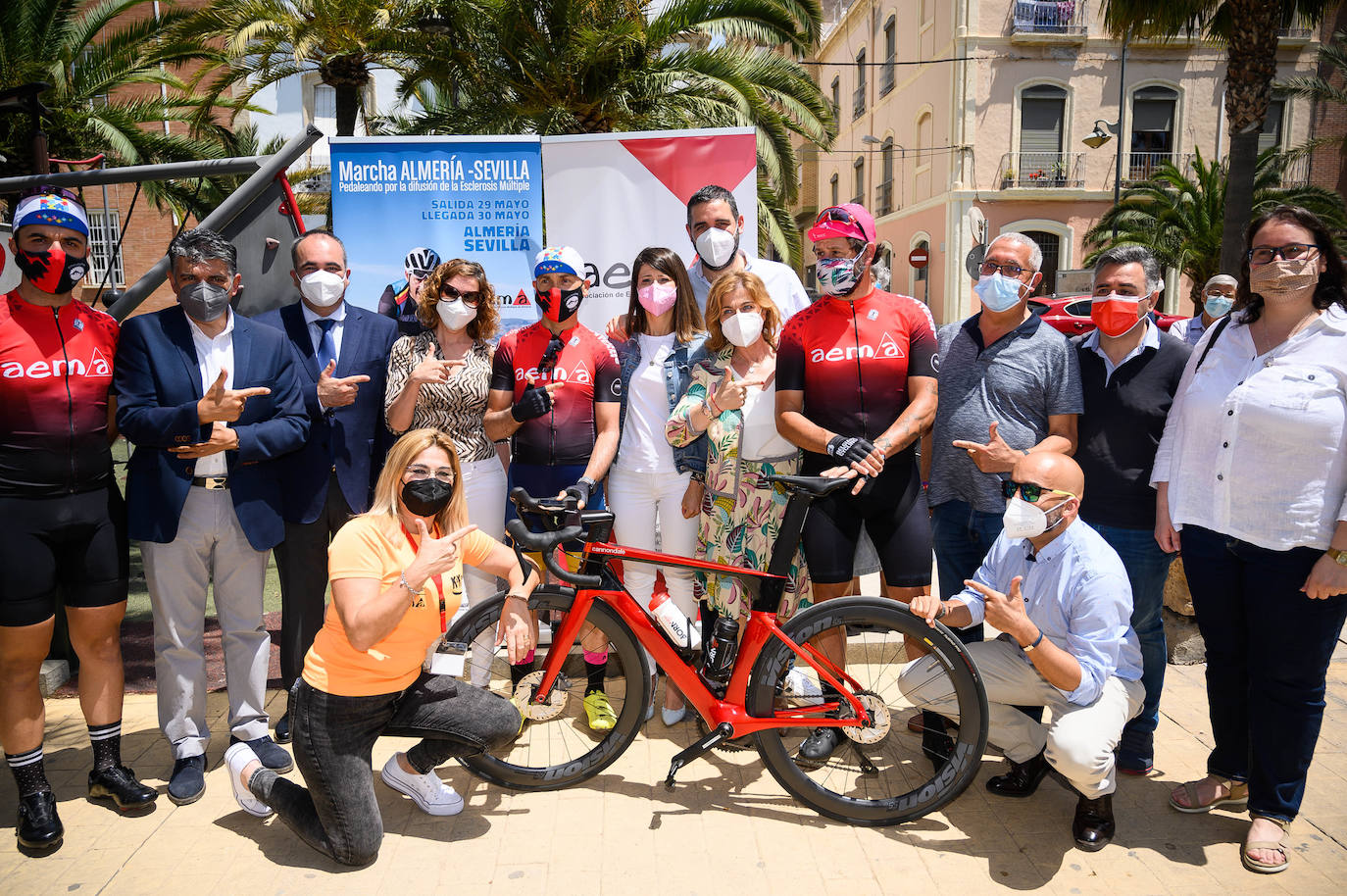 Los ciclistas del equipo Cuquiline han dado visibilidad a la dolencia. 