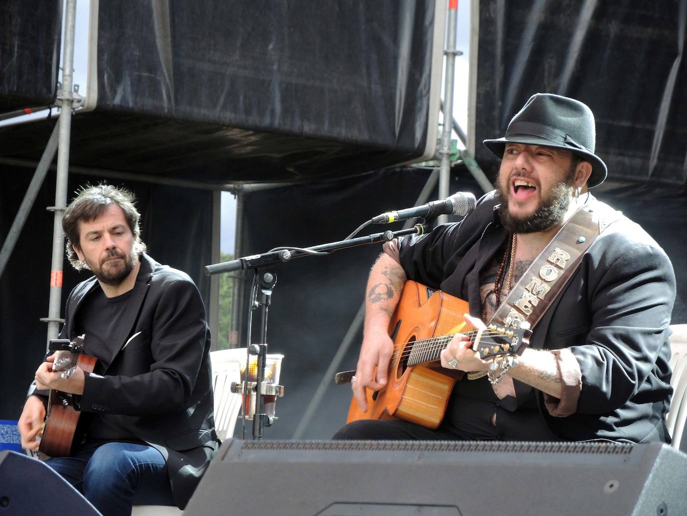 El vocalista de Berriozar actuó ayer en Granada Alive.